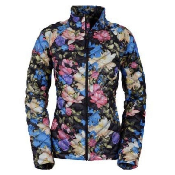 The North Face Jackets & Blazers - The North Face Floral Lotus Jacket Quilted Thermoball Puffer Full Zip Size Small